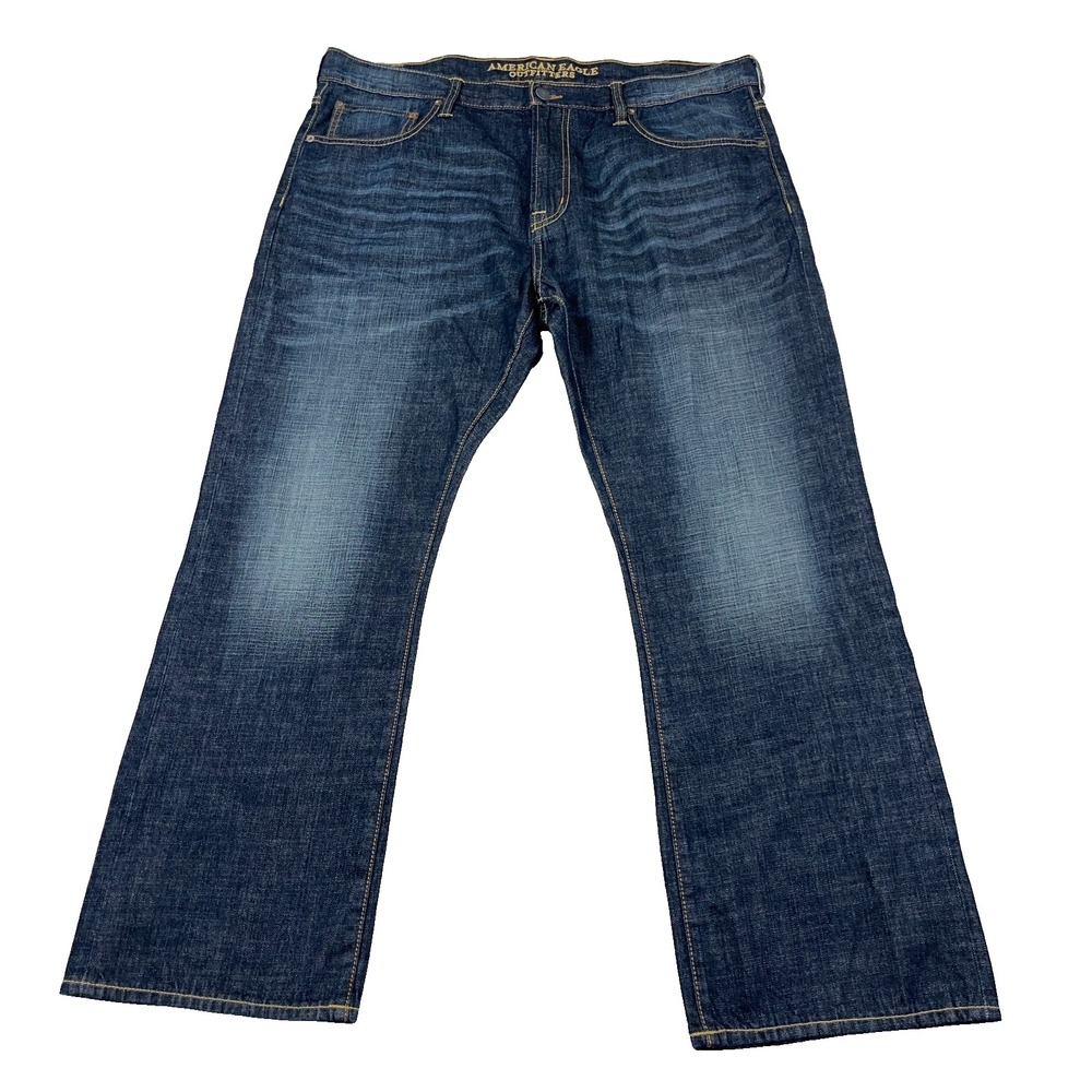 American Eagle Jeans Men 40x32 Classic Bootcut Dark Wash 100% Cotton VTG Y2K
